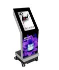 Movable 21.5 Inch Touching Floor Standing Digital Signage With Calendar Exhibition Booth